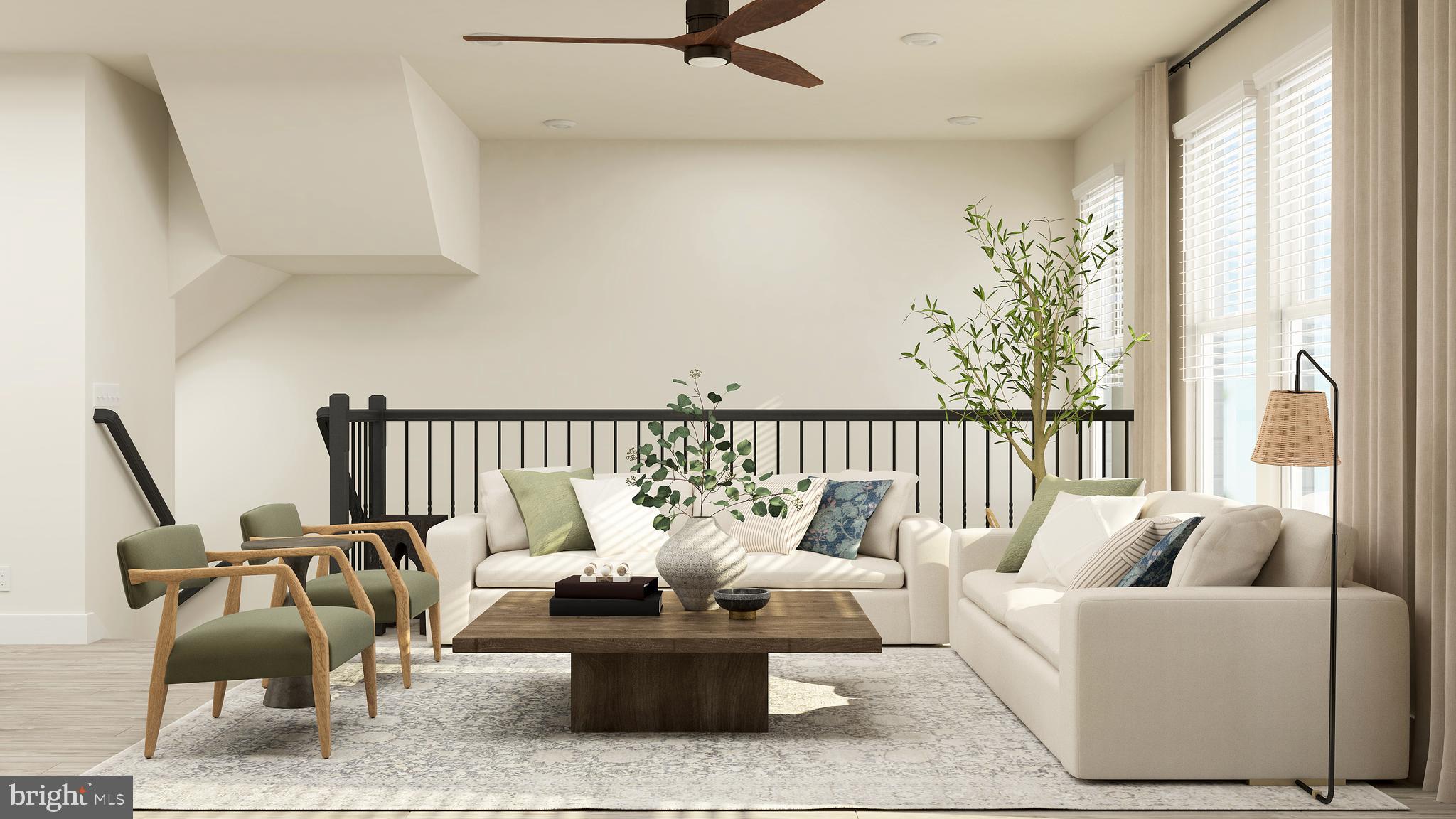 7254 Contee Road Laurel, MD 20707 - Photo 7 of 19 a living room with furniture and floor to ceiling windows