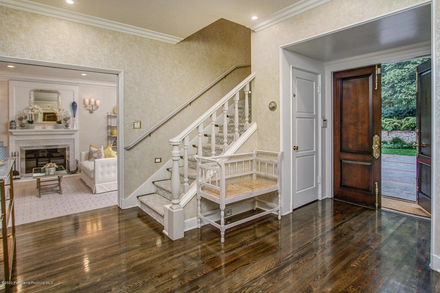 260 Hillside Road South Pasadena, CA 91030 - Photo 3 of 41 a view of entryway livingroom and hall with wooden floor