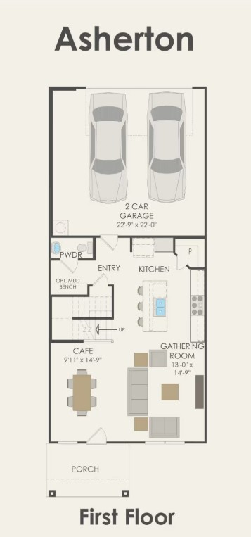 1280 East Main Street, Unit 601 Round Rock, TX 78664 - Photo 26 of 27 Pulte Homes, Asherton floor plan