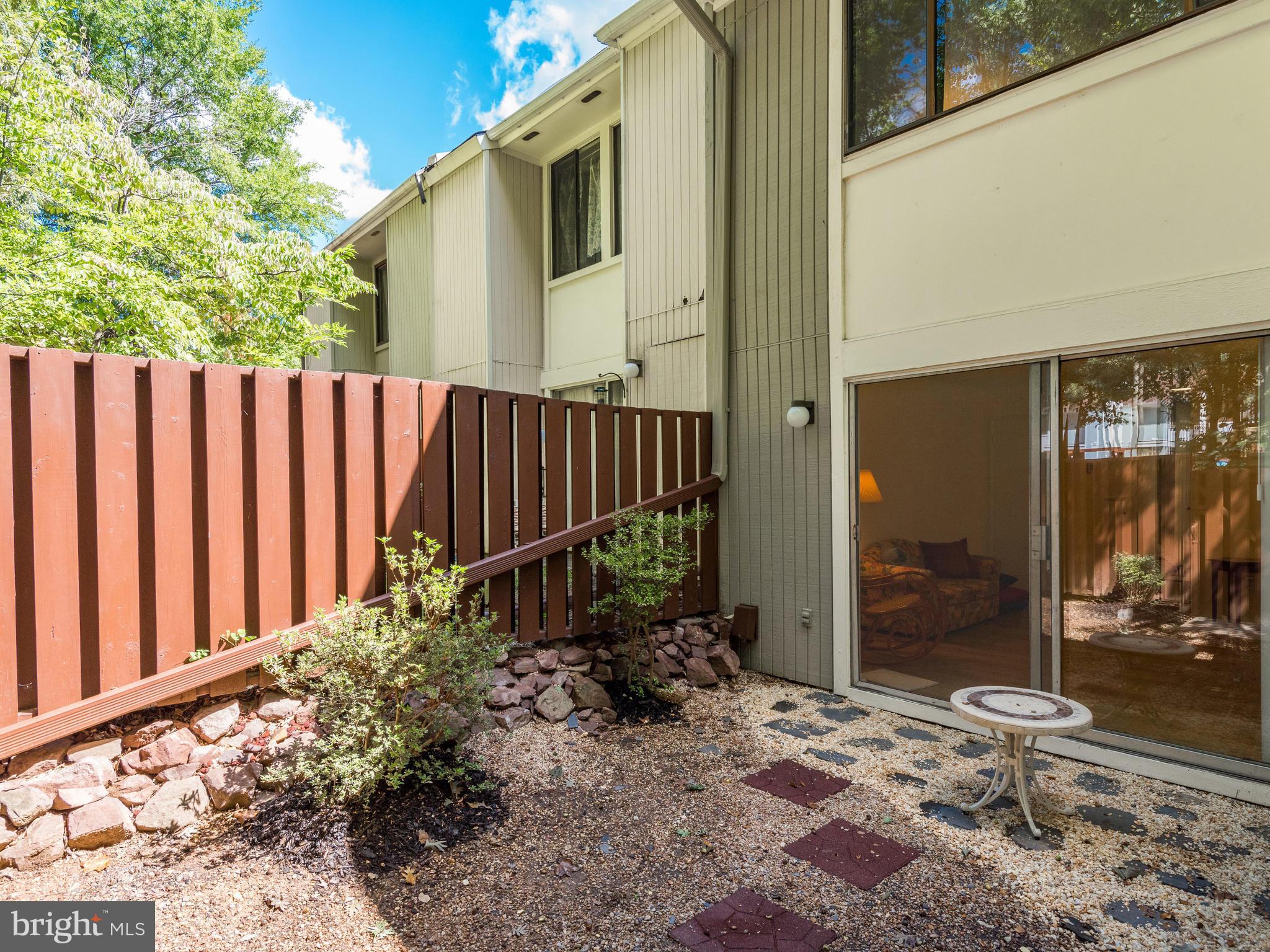 2255 Southgate Square Reston, VA 20191 - Photo 18 of 19 Fully Fenced Quiet Rear - Backing to Treed Area