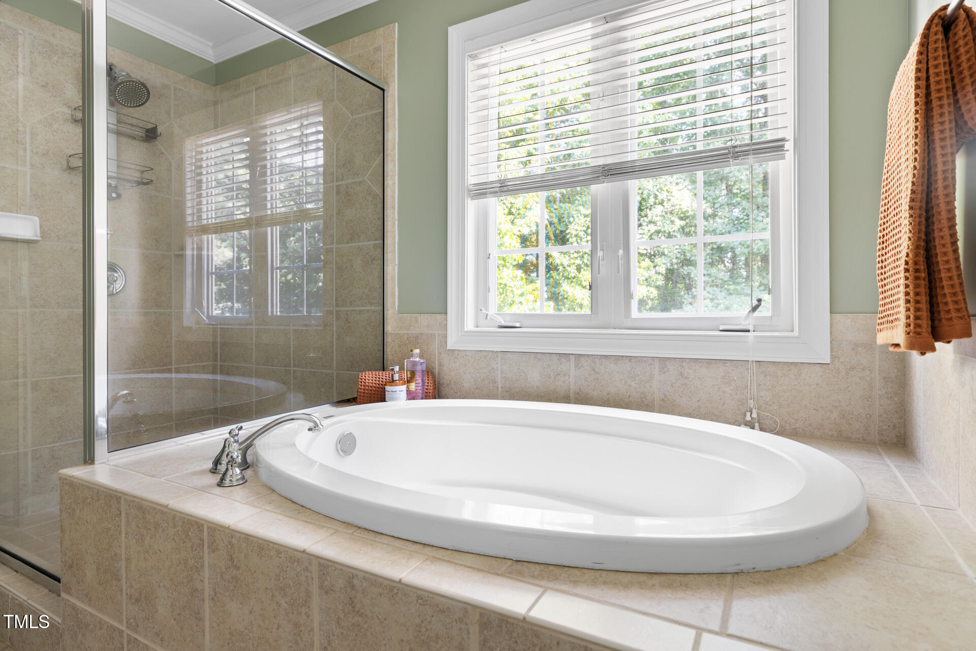 204 Towne Ridge Lane Chapel Hill, NC 27516 - Photo 26 of 36 a white bath tub sitting in a bathroom next to a window