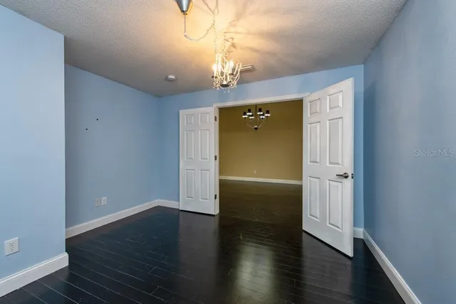 a view of livingroom with hardwood floor