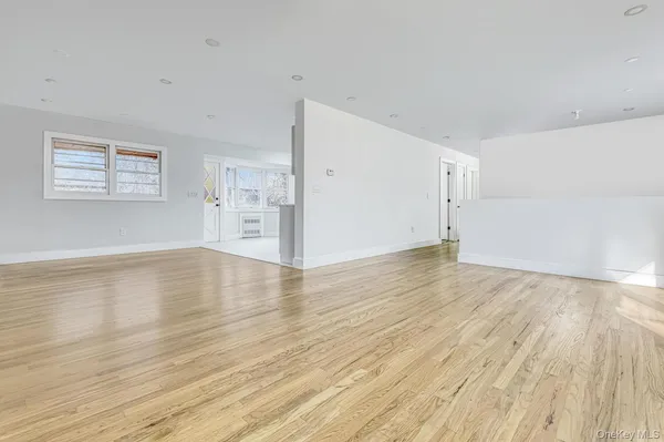 wooden floor in an empty room