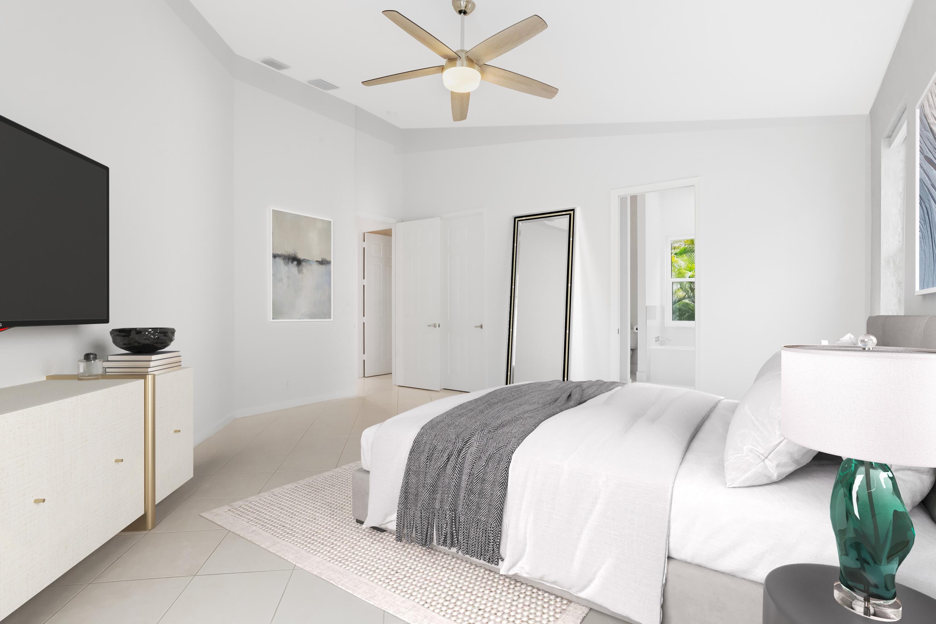 7160 Northwest Turtle Walk Boca Raton, FL 33487 - Photo 19 of 37 Master Suite Bedroom