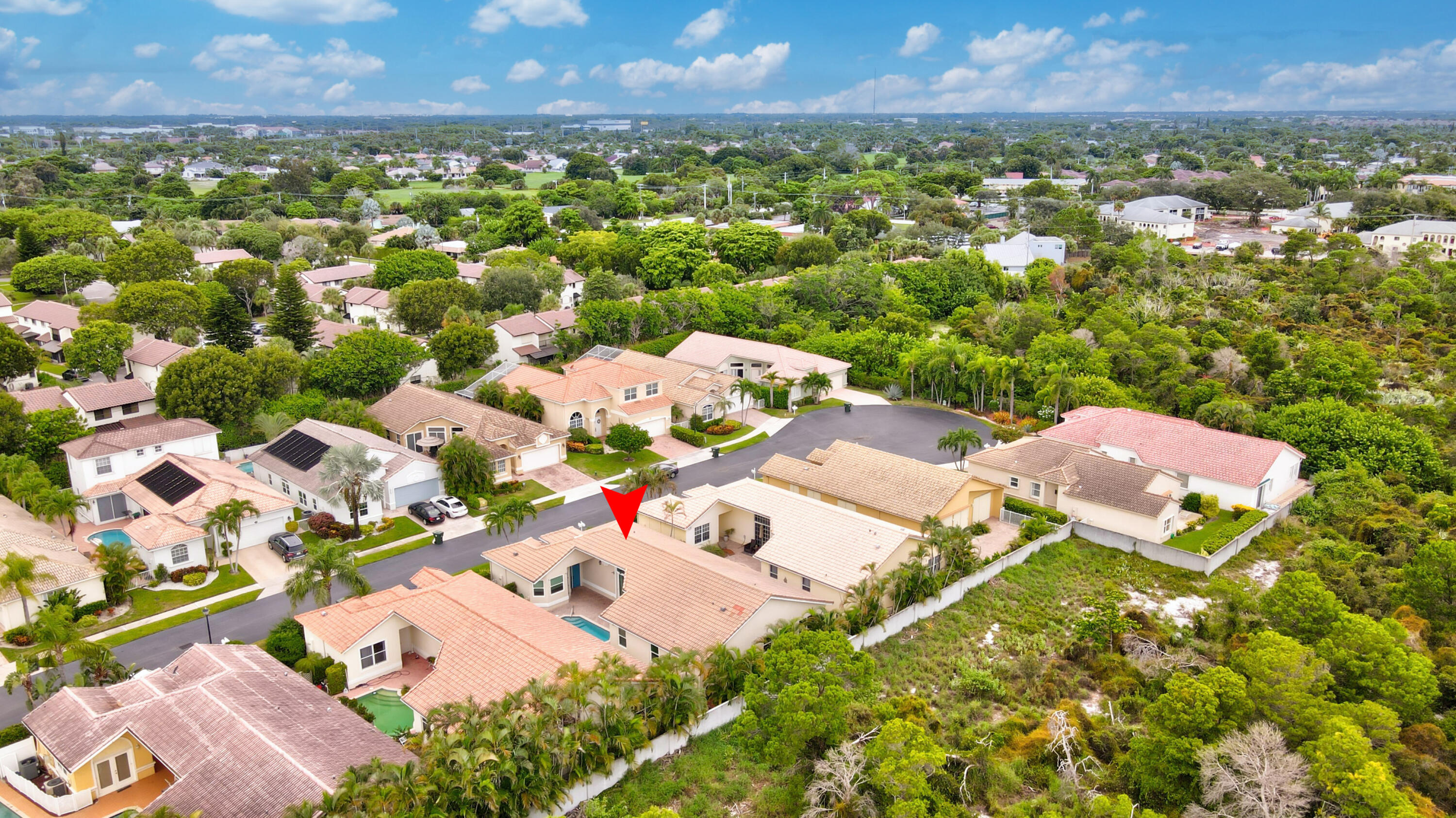 7160 Northwest Turtle Walk Boca Raton, FL 33487 - Photo 37 of 37 Exterior Overhead