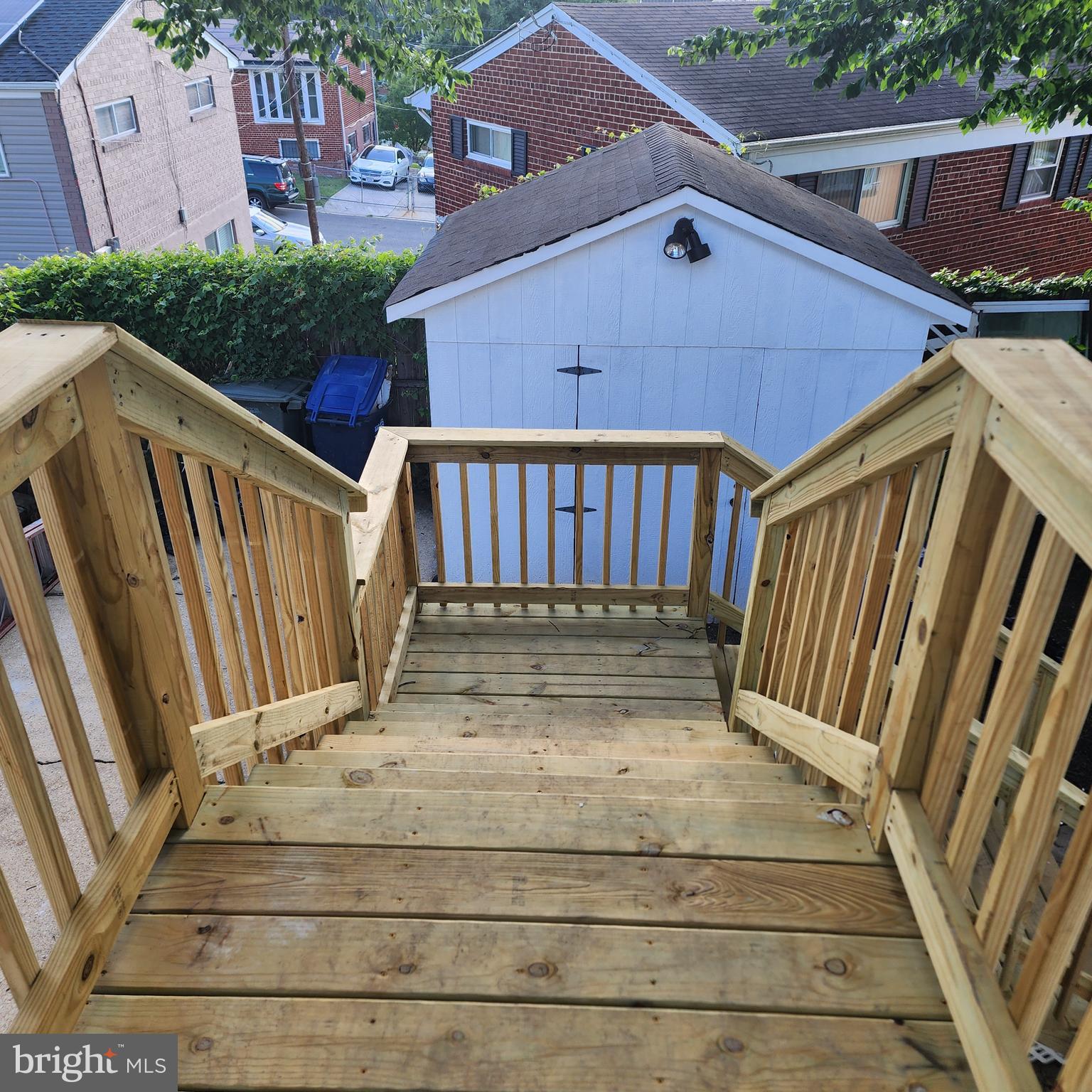 1405 42nd Street Southeast Washington, DC 20020 - Photo 11 of 36 Backyard Staircase