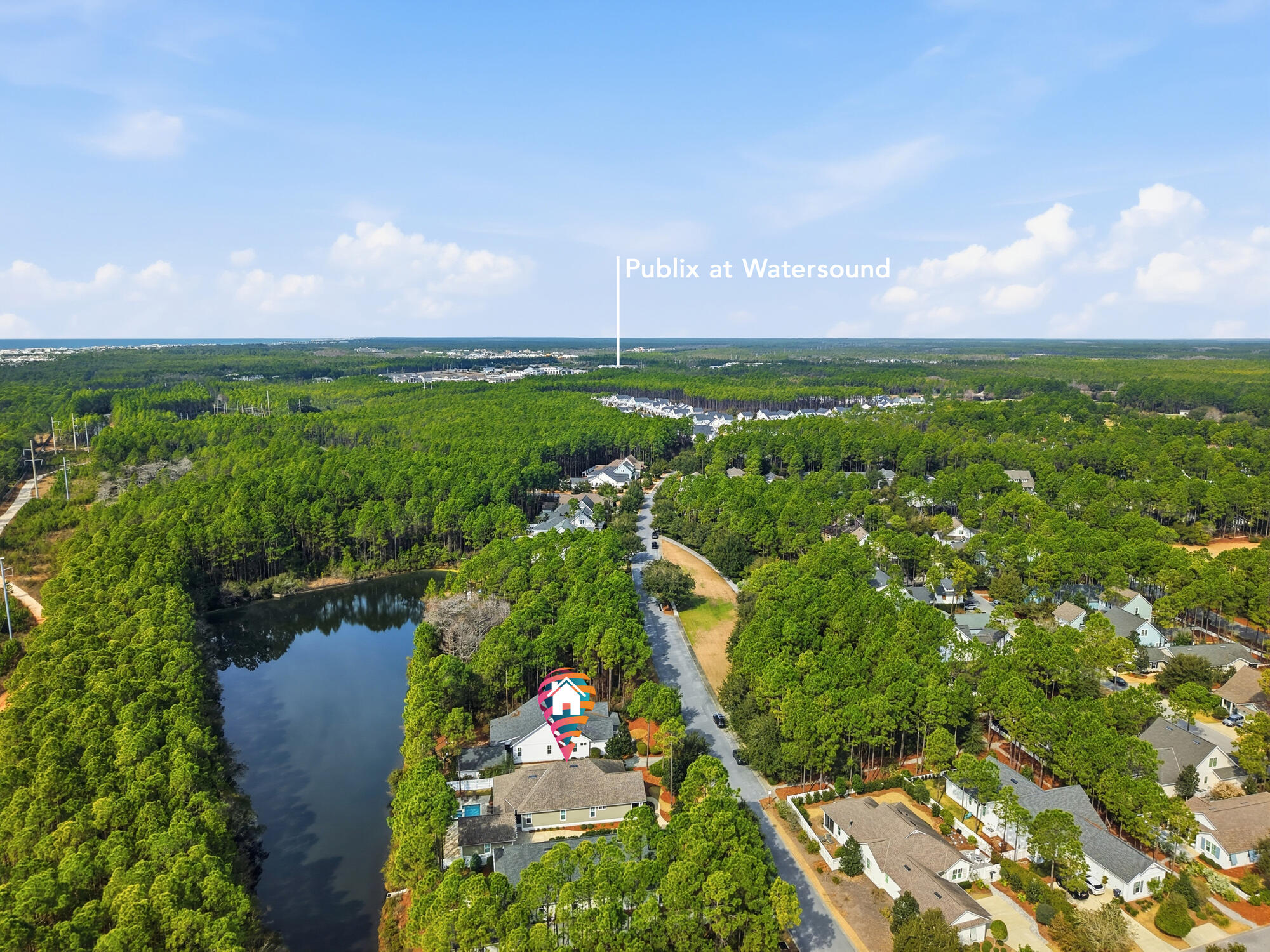 295 Medley Street Inlet Beach, FL 32461 - Photo 4 of 49 Aerial