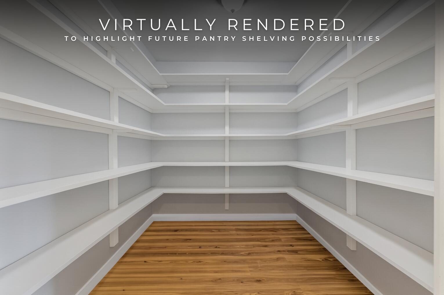 19 Winters Road Holden, ME 04429 - Photo 10 of 67 Virtually Rendered Pantry Shelving