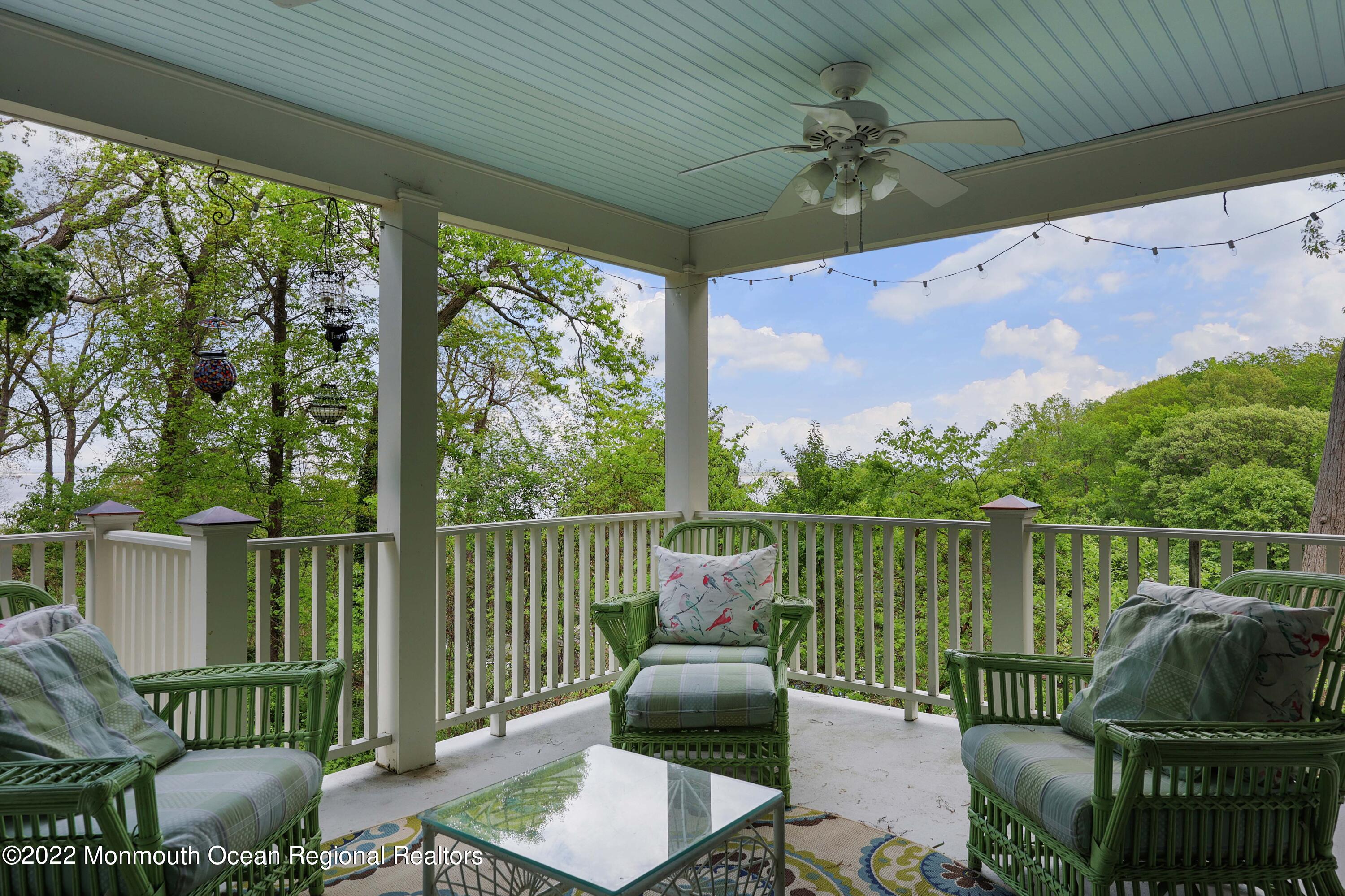 34 Hill Road Atlantic Highlands, NJ 07716 - Photo 15 of 37 Family Room deck w/ water views