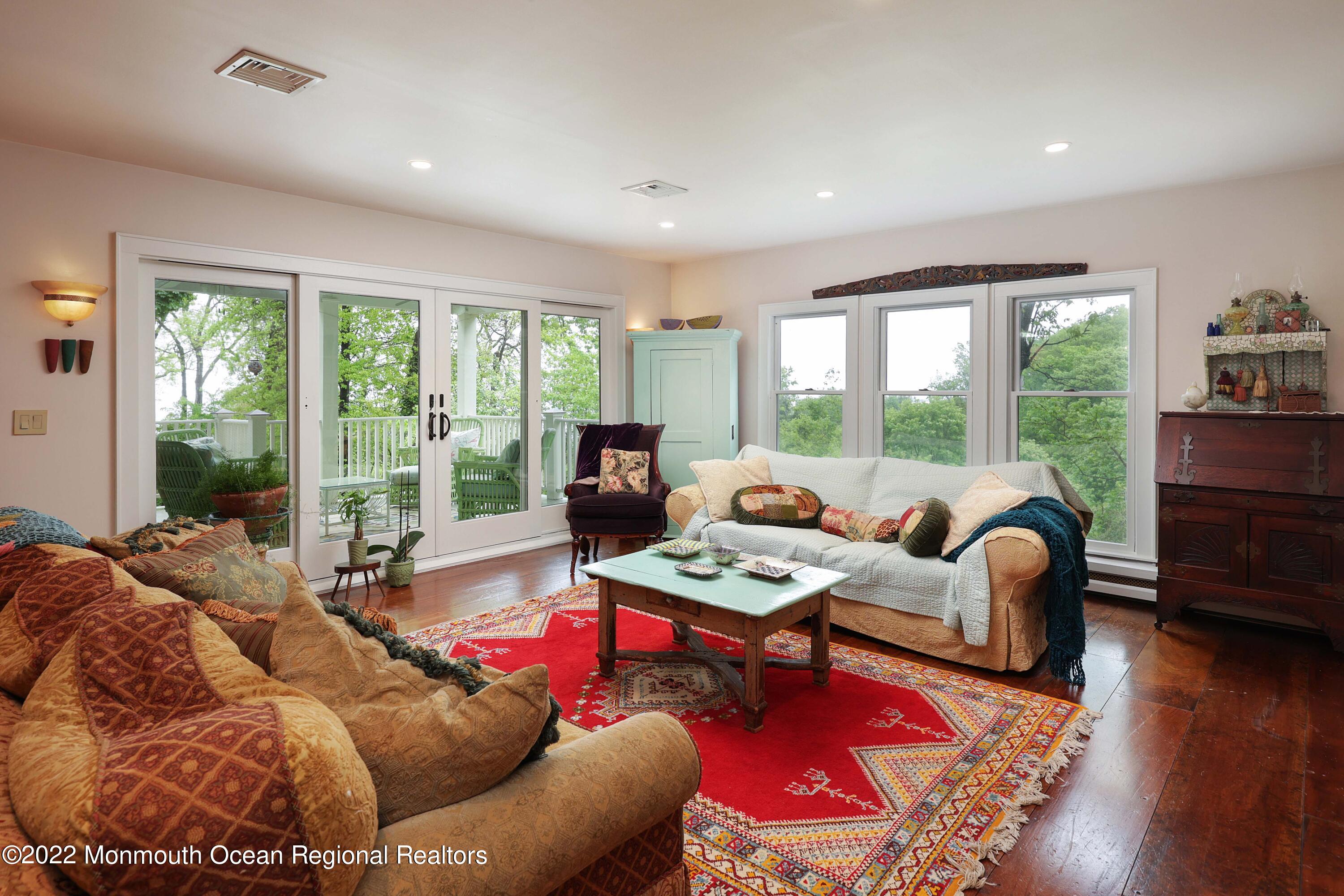 34 Hill Road Atlantic Highlands, NJ 07716 - Photo 3 of 37 Family Room with Walls of Windows