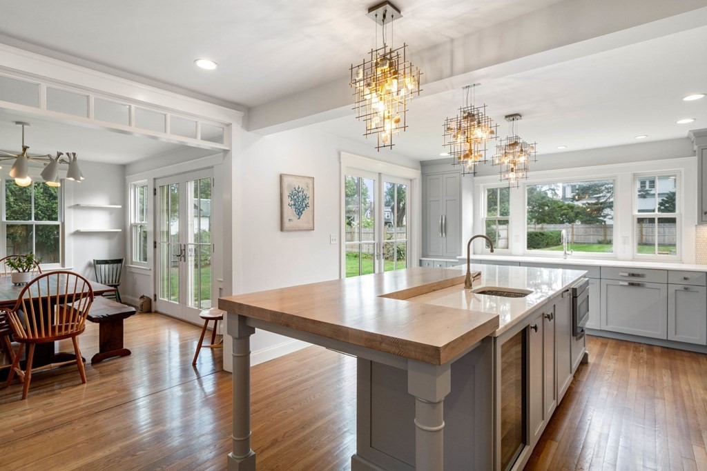 616 Hatherly Road Scituate, MA 02066 - Photo 3 of 34 a kitchen with sink and wooden floor