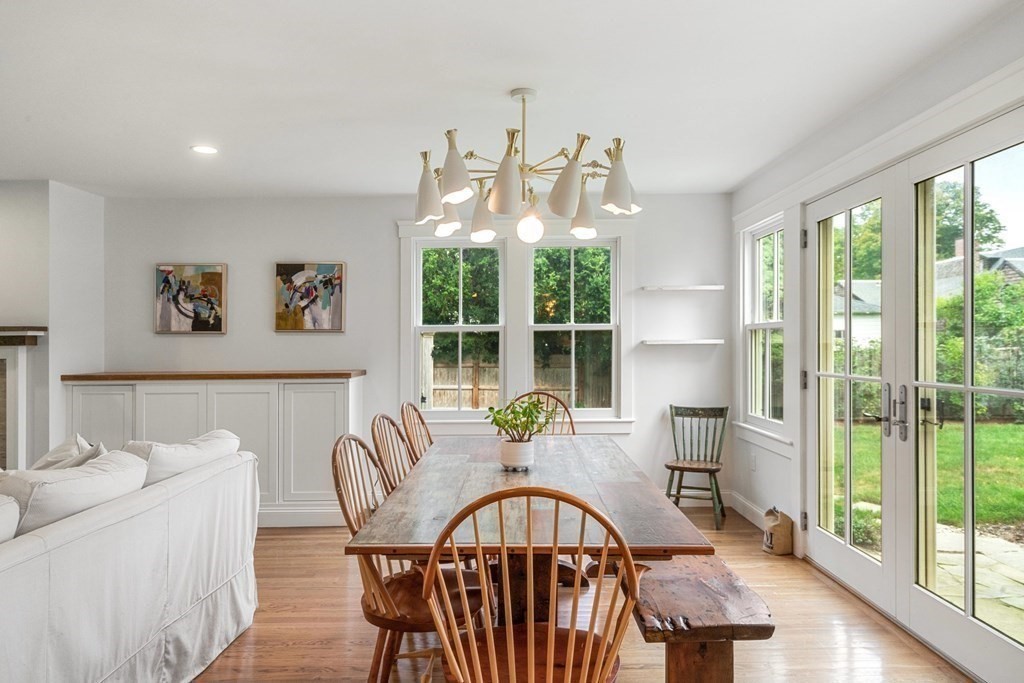 616 Hatherly Road Scituate, MA 02066 - Photo 8 of 34 a view of a dining room with furniture large windows and wooden floor