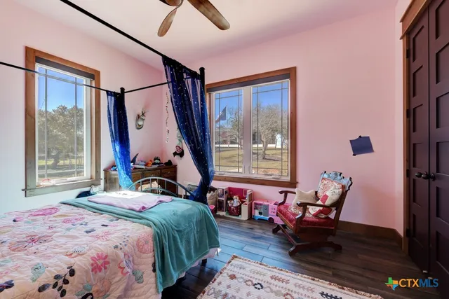 a view of large room with large windows