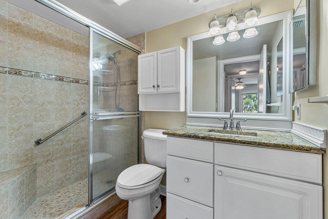 308 Pine Ridge Circle, Unit C2 Greenacres, FL 33463 - Photo 20 of 23 Gorgeous Full Bathroom