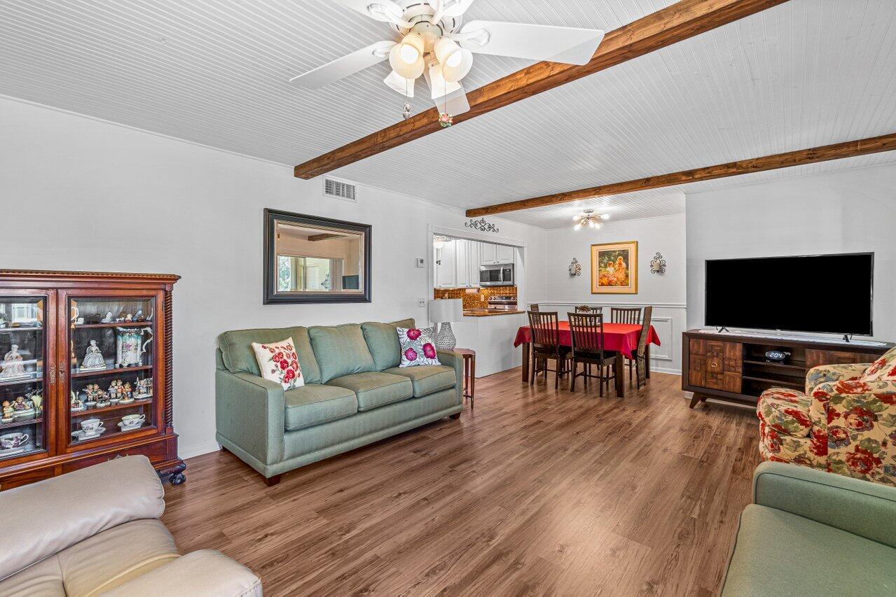 308 Pine Ridge Circle, Unit C2 Greenacres, FL 33463 - Photo 9 of 23 Living Room