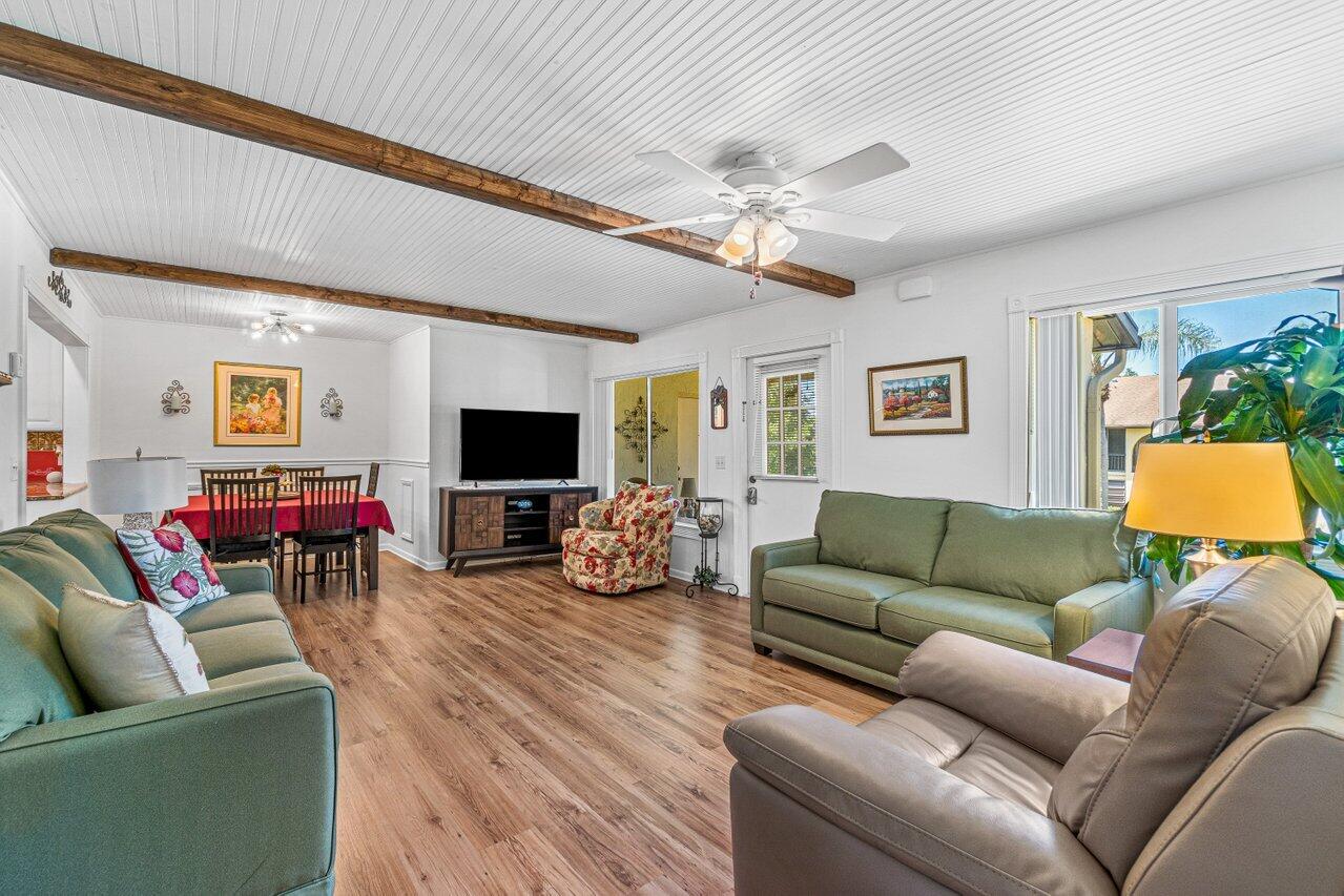 308 Pine Ridge Circle, Unit C2 Greenacres, FL 33463 - Photo 10 of 23 Living Room