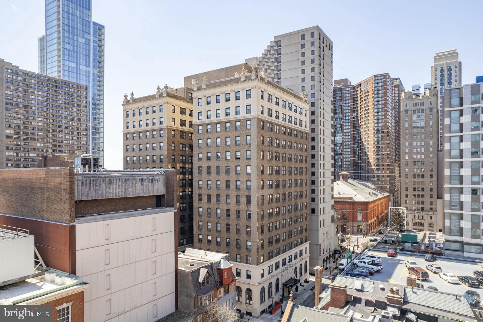 1324 Locust Street, Unit 619 Philadelphia, PA 19107 - Photo 16 of 19 a view of a city with tall buildings