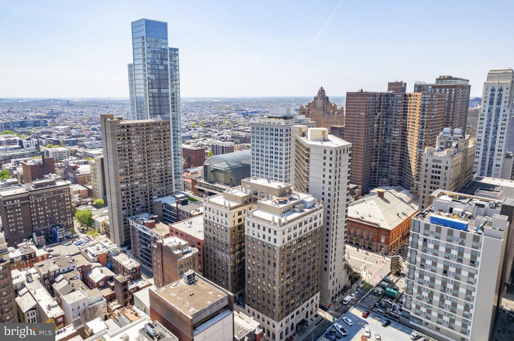 1324 Locust Street, Unit 619 Philadelphia, PA 19107 - Photo 17 of 19 a city view with tall buildings