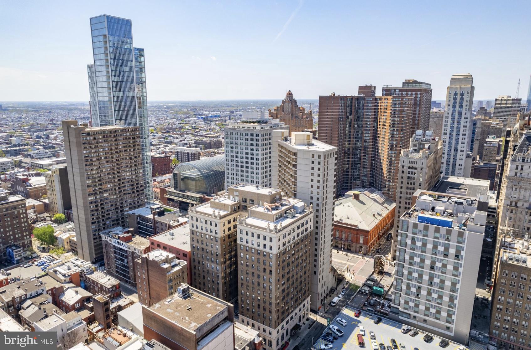 1324 Locust Street, Unit 619 Philadelphia, PA 19107 - Photo 18 of 19 a view of city with tall buildings