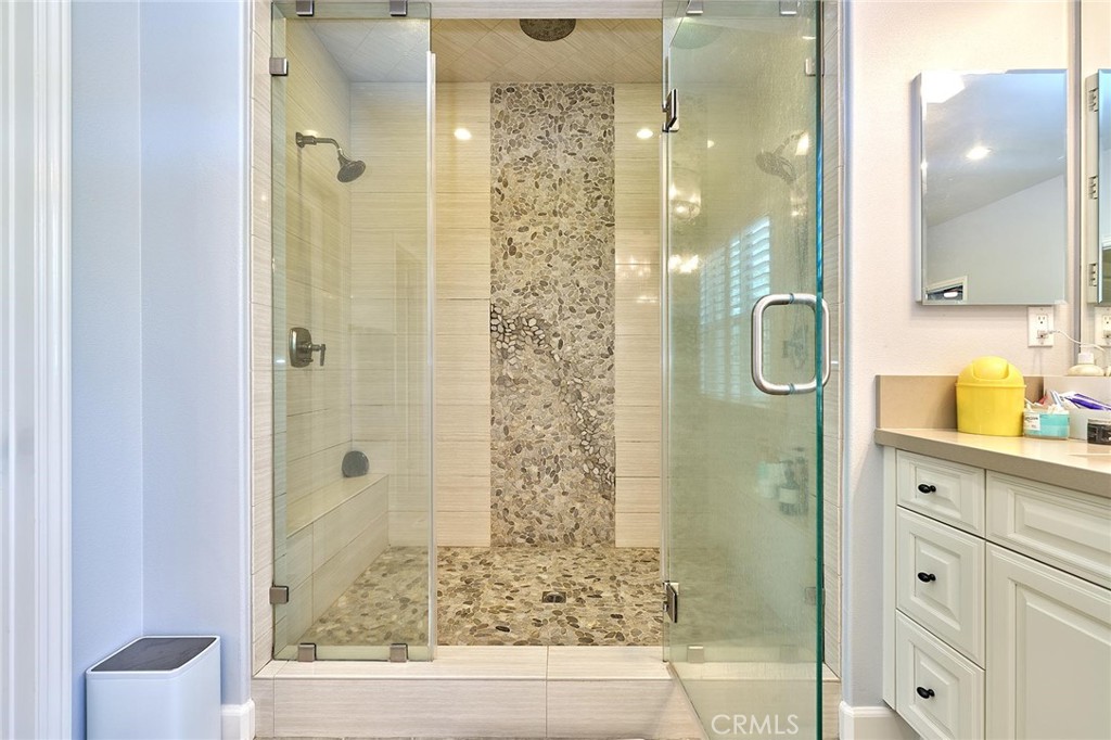 57 Statuary Irvine, CA 92620 - Photo 47 of 66 a bathroom with a shower