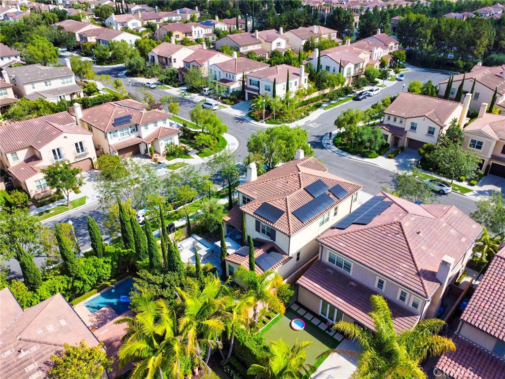 57 Statuary Irvine, CA 92620 - Photo 62 of 66 an aerial view of residential houses with outdoor space