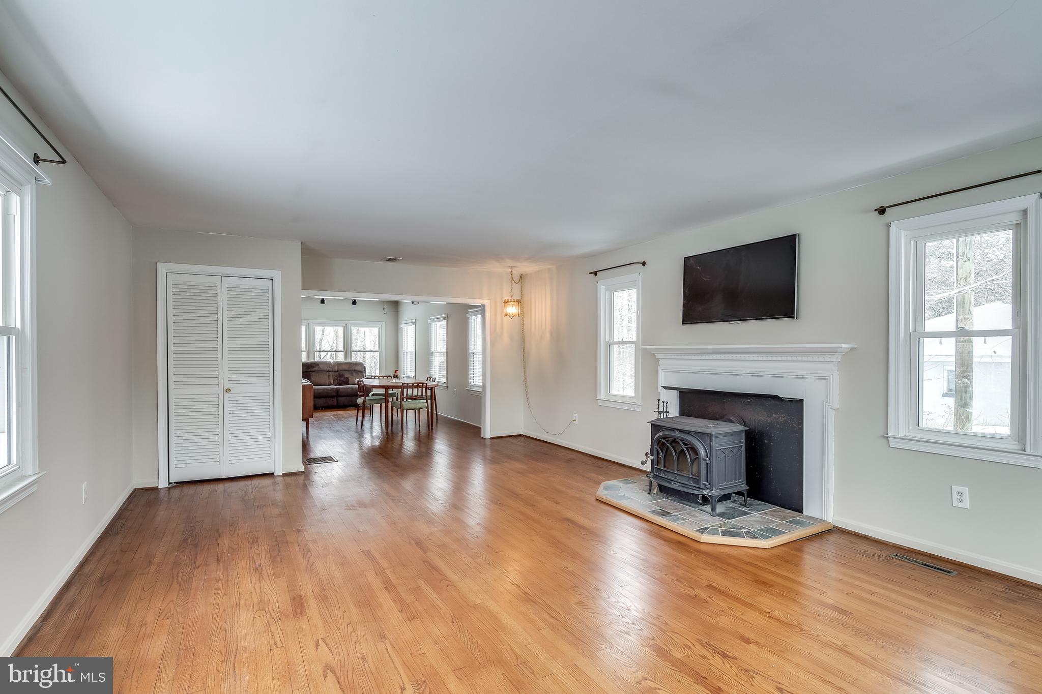 1206 Ednor Road Silver Spring, MD 20905 - Photo 6 of 51 Living Room W/ Gleaming Hardwoods