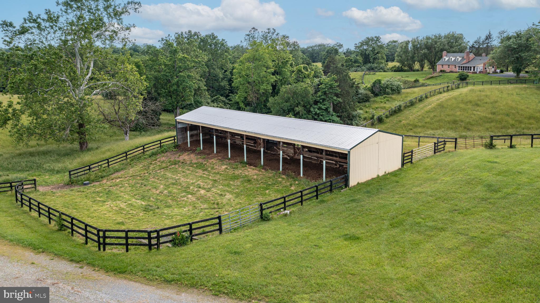 1600 Briggs Road Berryville, VA 22611 - Photo 33 of 38 Large run-in/feed shed