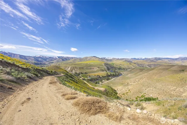 a view of ocean with a beach