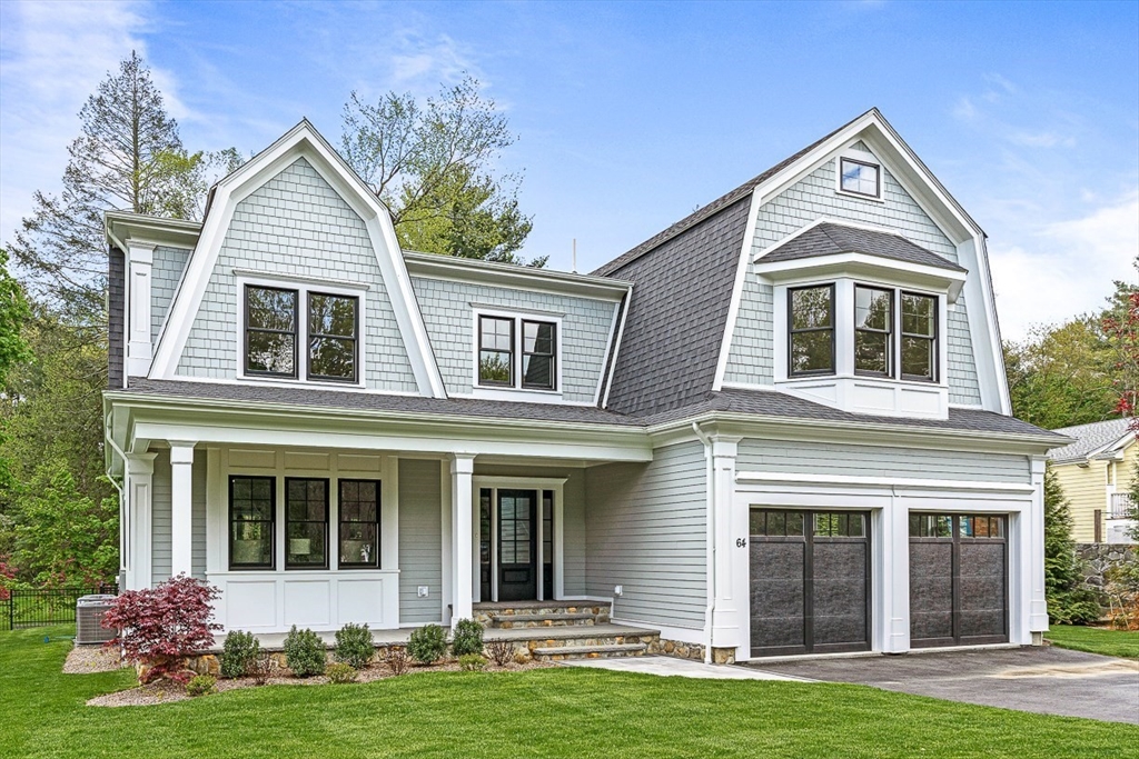 64 High Rock Street Needham, MA 02492 - Photo 1 of 26 front view of a house with a yard