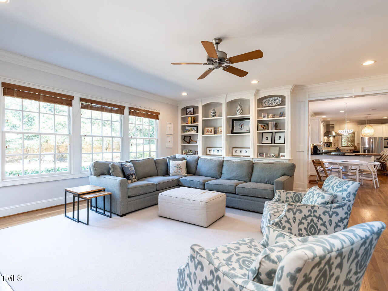 2624 Wells Avenue Raleigh, NC 27608 - Photo 10 of 35 a living room with furniture and a large window