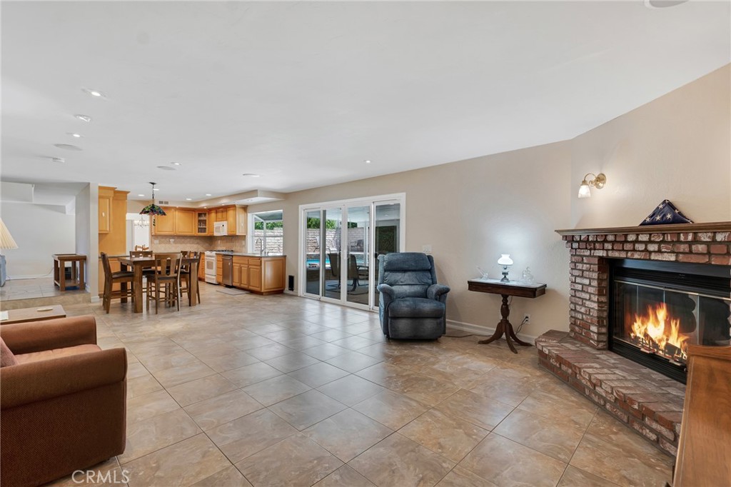 2146 North Brower Street Simi Valley, CA 93065 - Photo 21 of 51 a living room with furniture and a fireplace