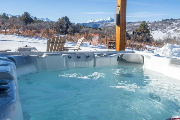 a front view of a building with street view