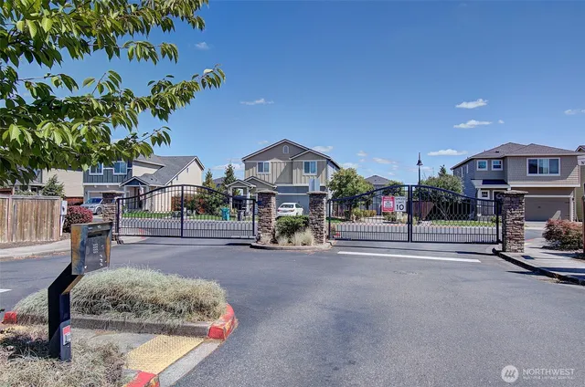 a car parked in front of a building