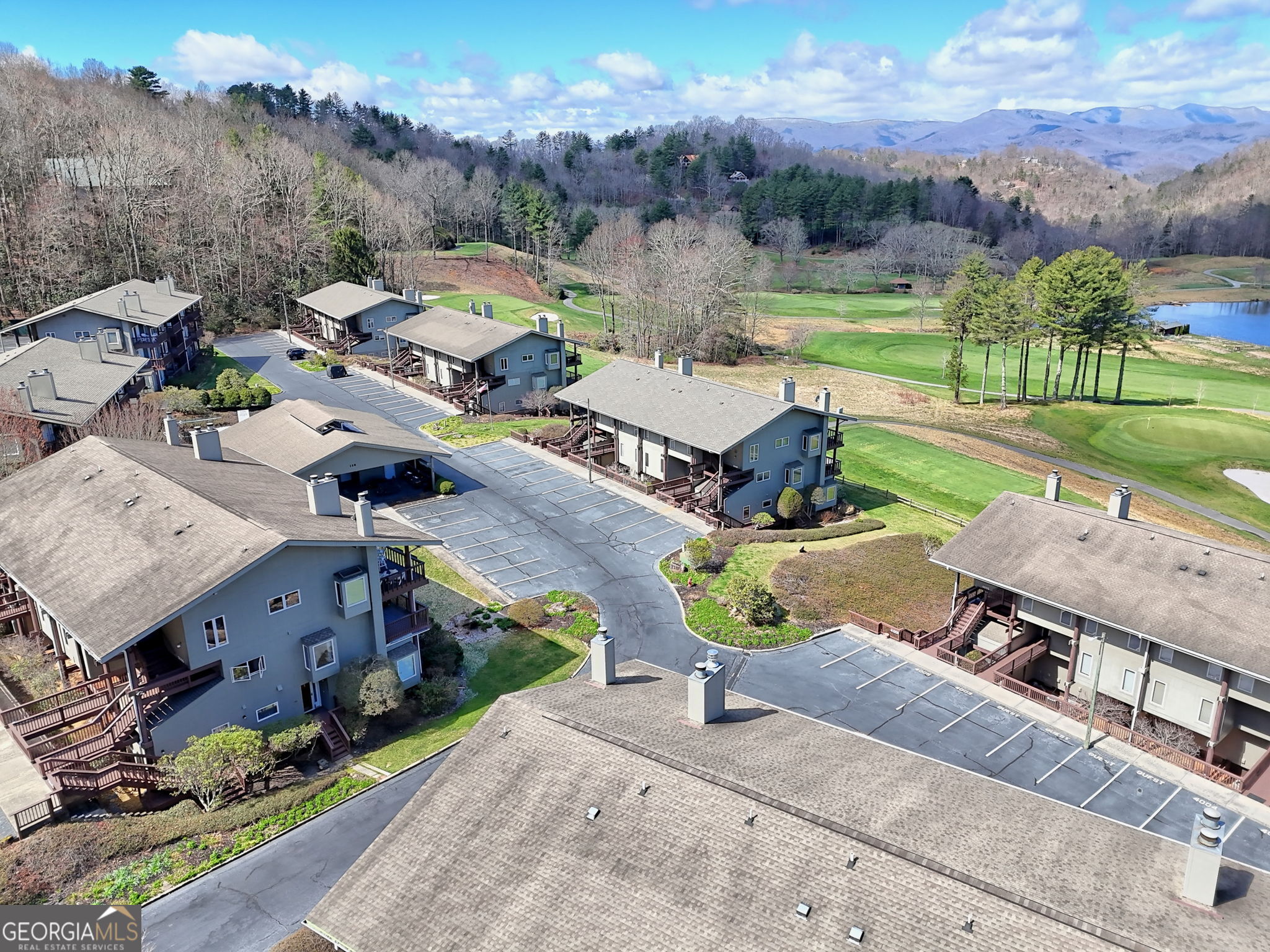 62 Sunvalley Circle, Unit 7006 Dillard, GA 30537 - Photo 52 of 55 an aerial view of a house with a garden