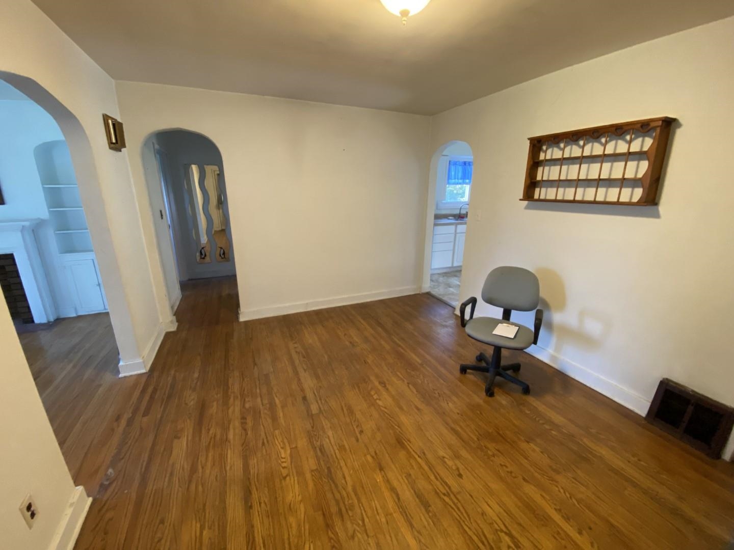 10361 Becker Road Savanna, IL 61074 - Photo 23 of 23 a view of a workspace with furniture and wooden floor