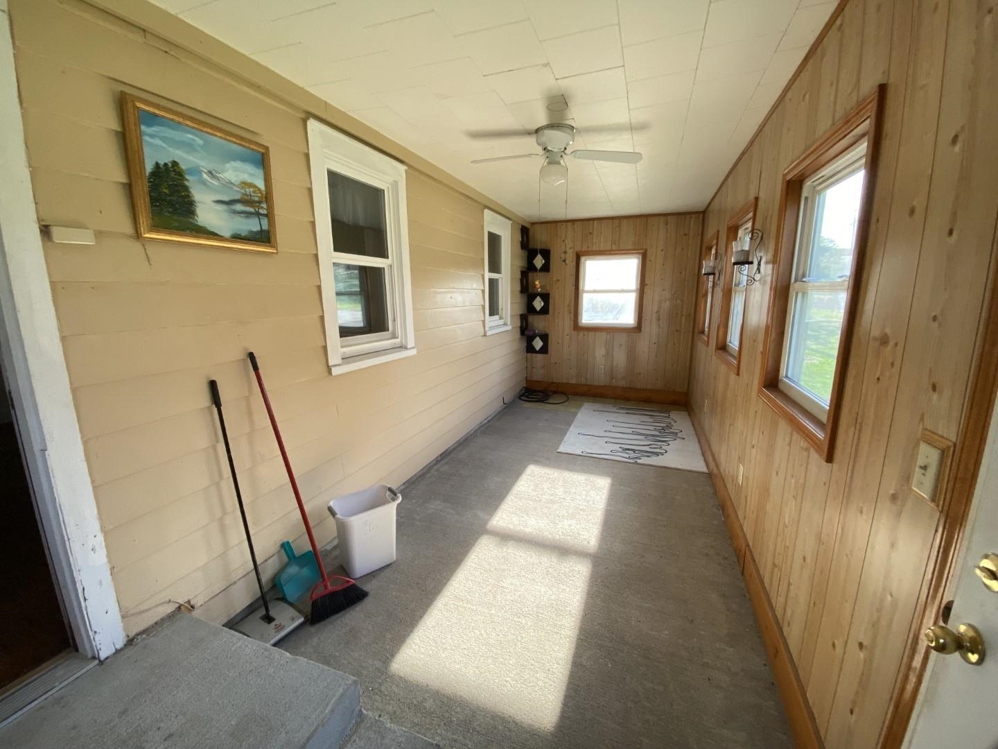 10361 Becker Road Savanna, IL 61074 - Photo 5 of 23 a view of a hallway with workspace