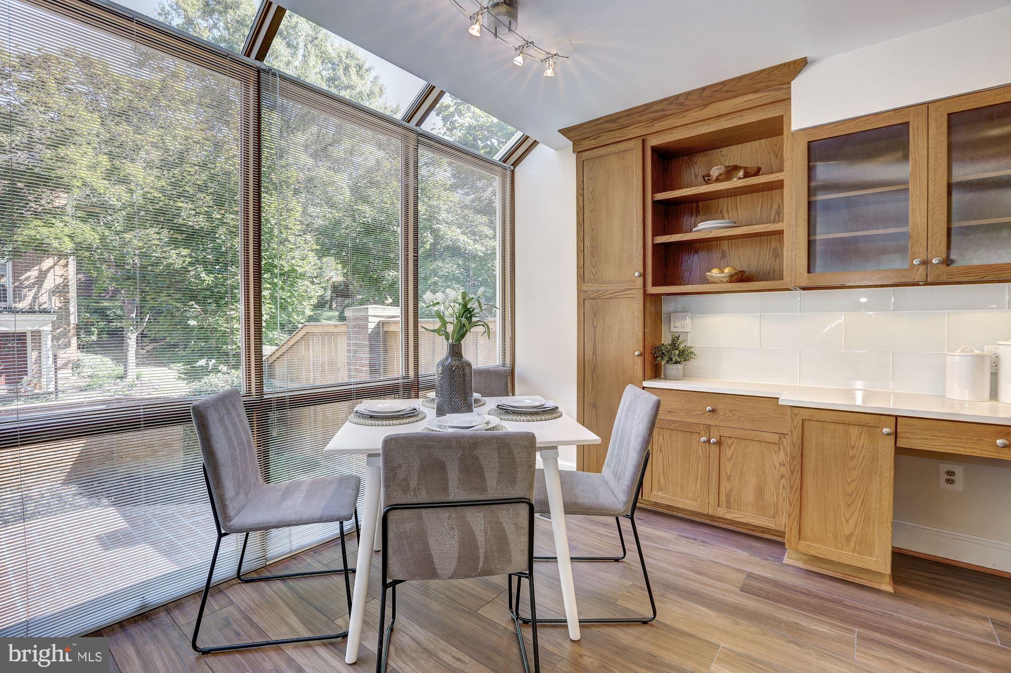 8316 Rising Ridge Way Bethesda, MD 20817 - Photo 14 of 45 Eat-in Kitchen with Windows to Patio