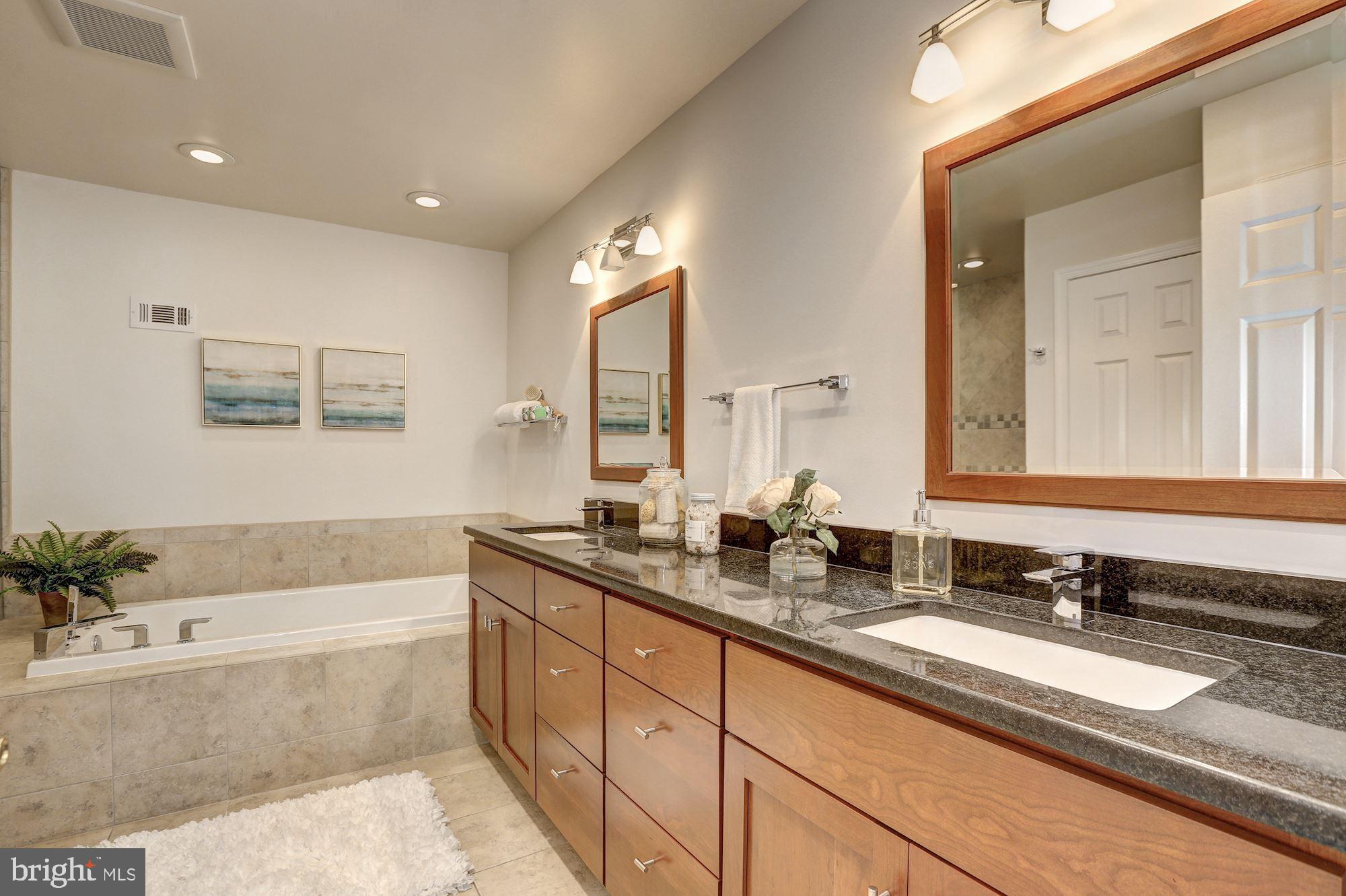 8316 Rising Ridge Way Bethesda, MD 20817 - Photo 24 of 45 Renovated Master Bath with Dual Vanities