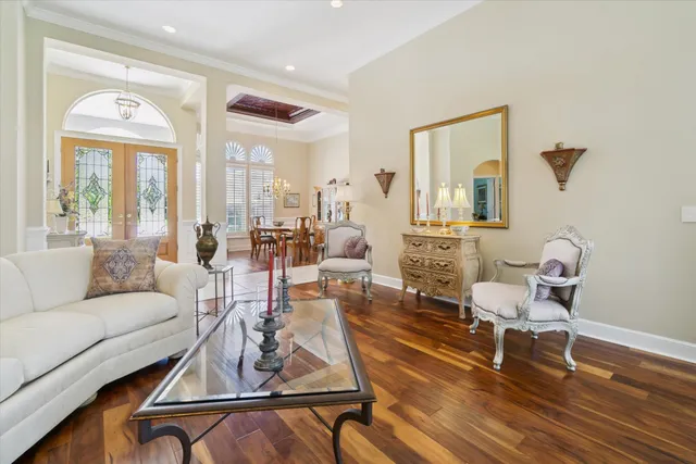 a kitchen with stainless steel appliances granite countertop a stove microwave and refrigerator