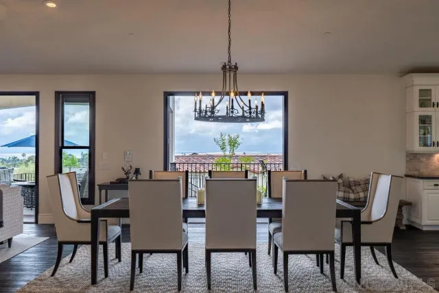 a bed room with a bed and a mirror