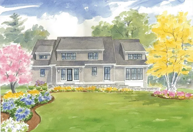 a front view of a house with swimming pool