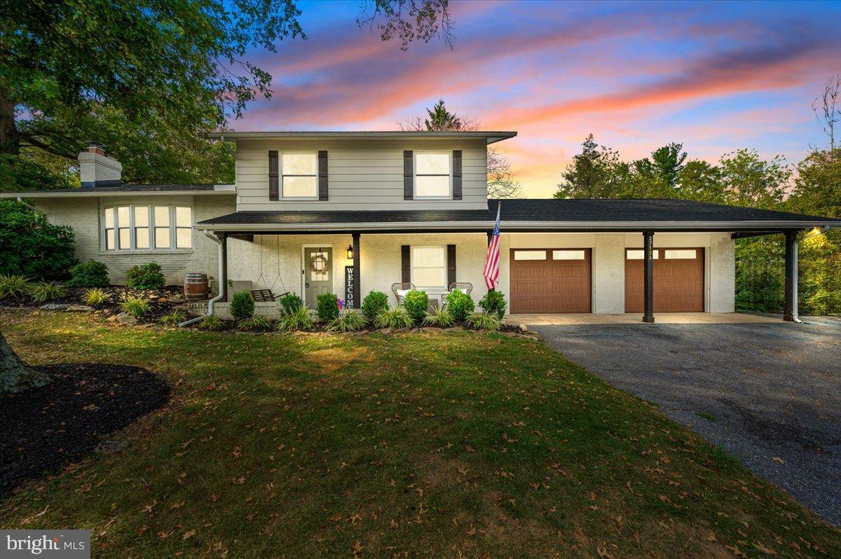 2710 Monument Road Myersville, MD 21773 - Photo 2 of 79 Charming home with vibrant sunset backdrop.