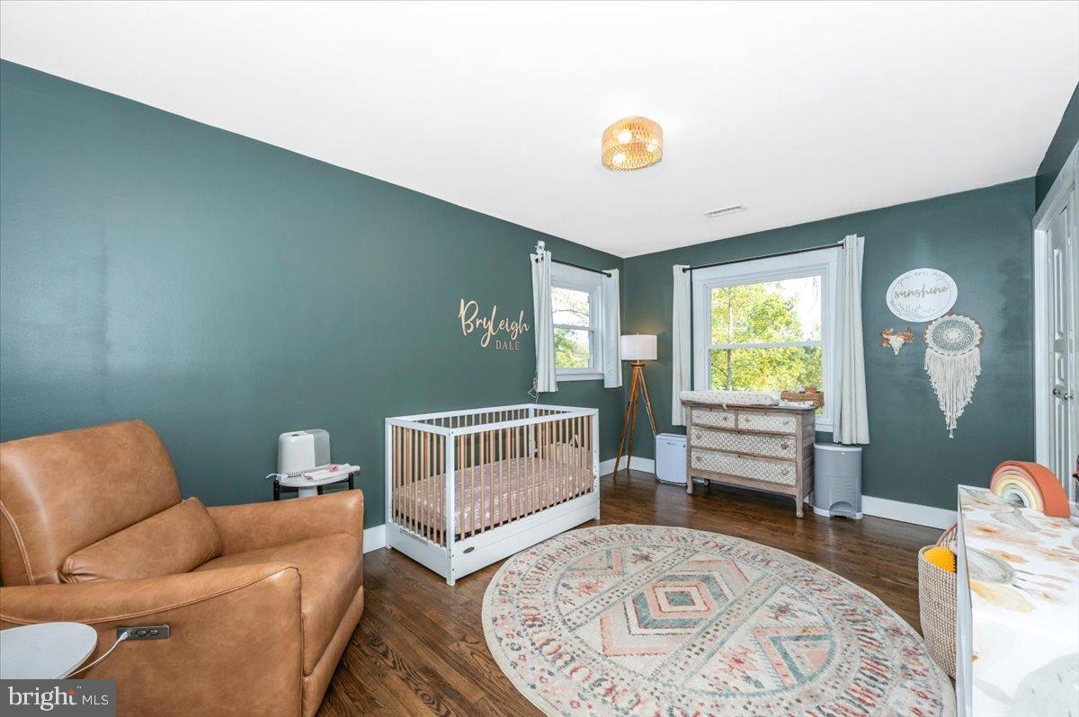 2710 Monument Road Myersville, MD 21773 - Photo 28 of 79 Charming nursery with serene green walls.