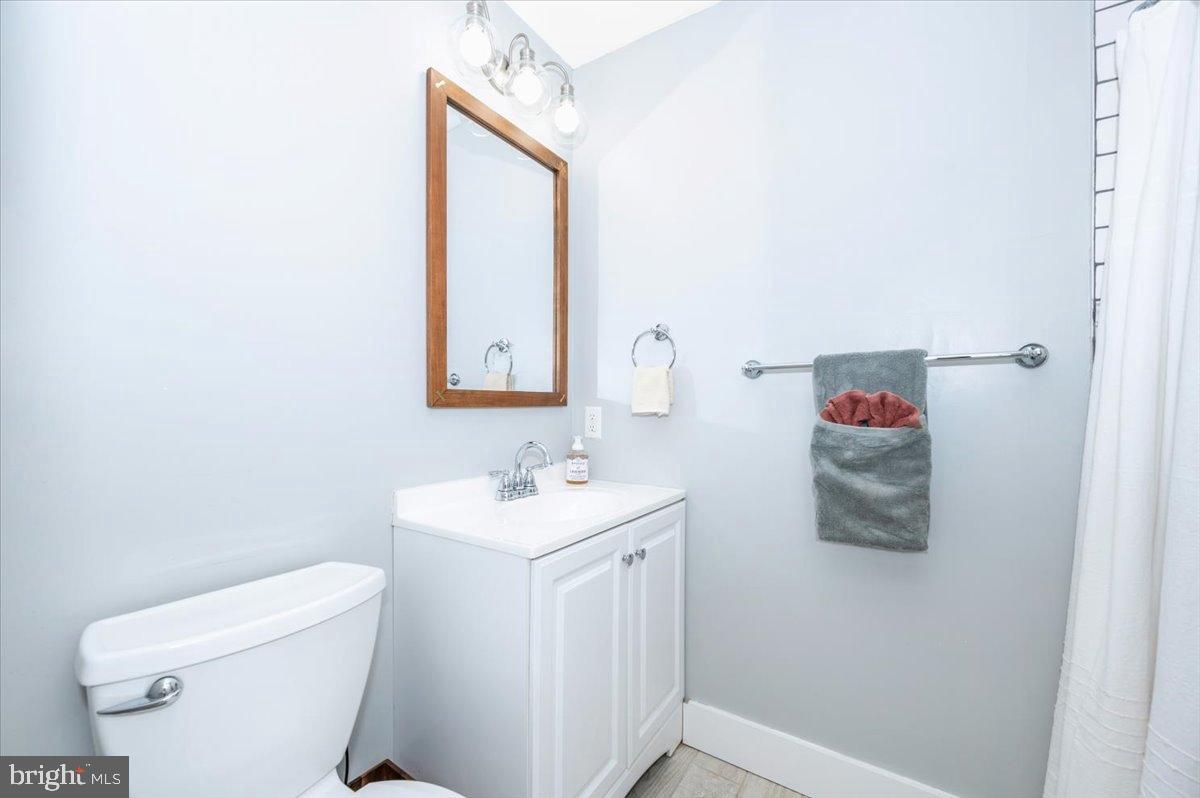 2710 Monument Road Myersville, MD 21773 - Photo 32 of 79 Modern bathroom with sleek design elements.