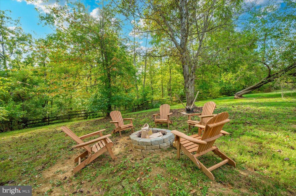 2710 Monument Road Myersville, MD 21773 - Photo 51 of 79 Cozy fire pit nestled in nature's embrace.