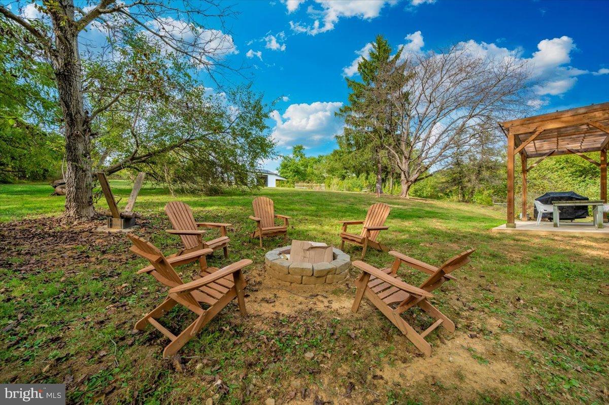 2710 Monument Road Myersville, MD 21773 - Photo 52 of 79 Cozy fire pit oasis in nature's embrace.