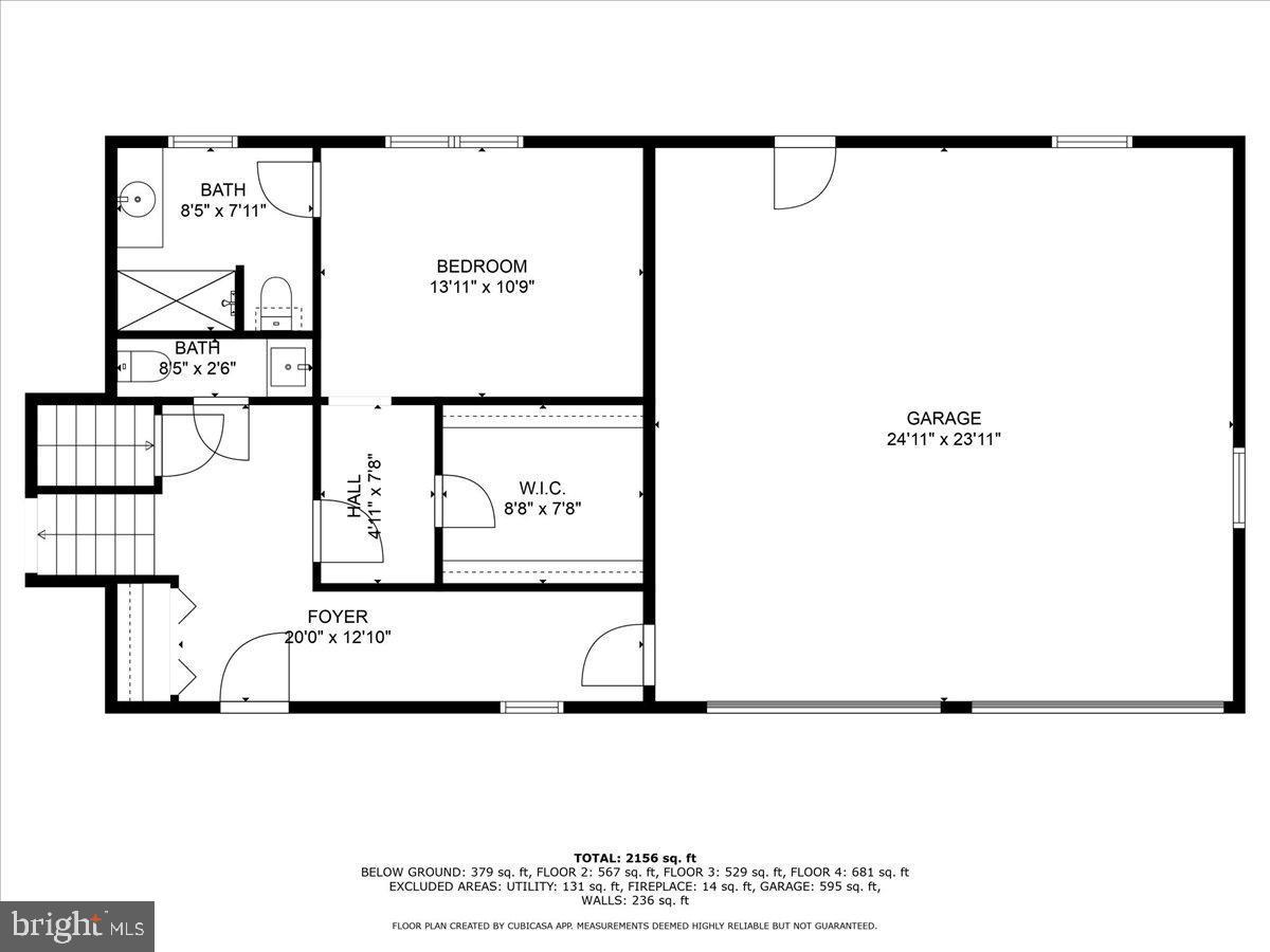 2710 Monument Road Myersville, MD 21773 - Photo 76 of 79 Spacious floor plan with garage access.