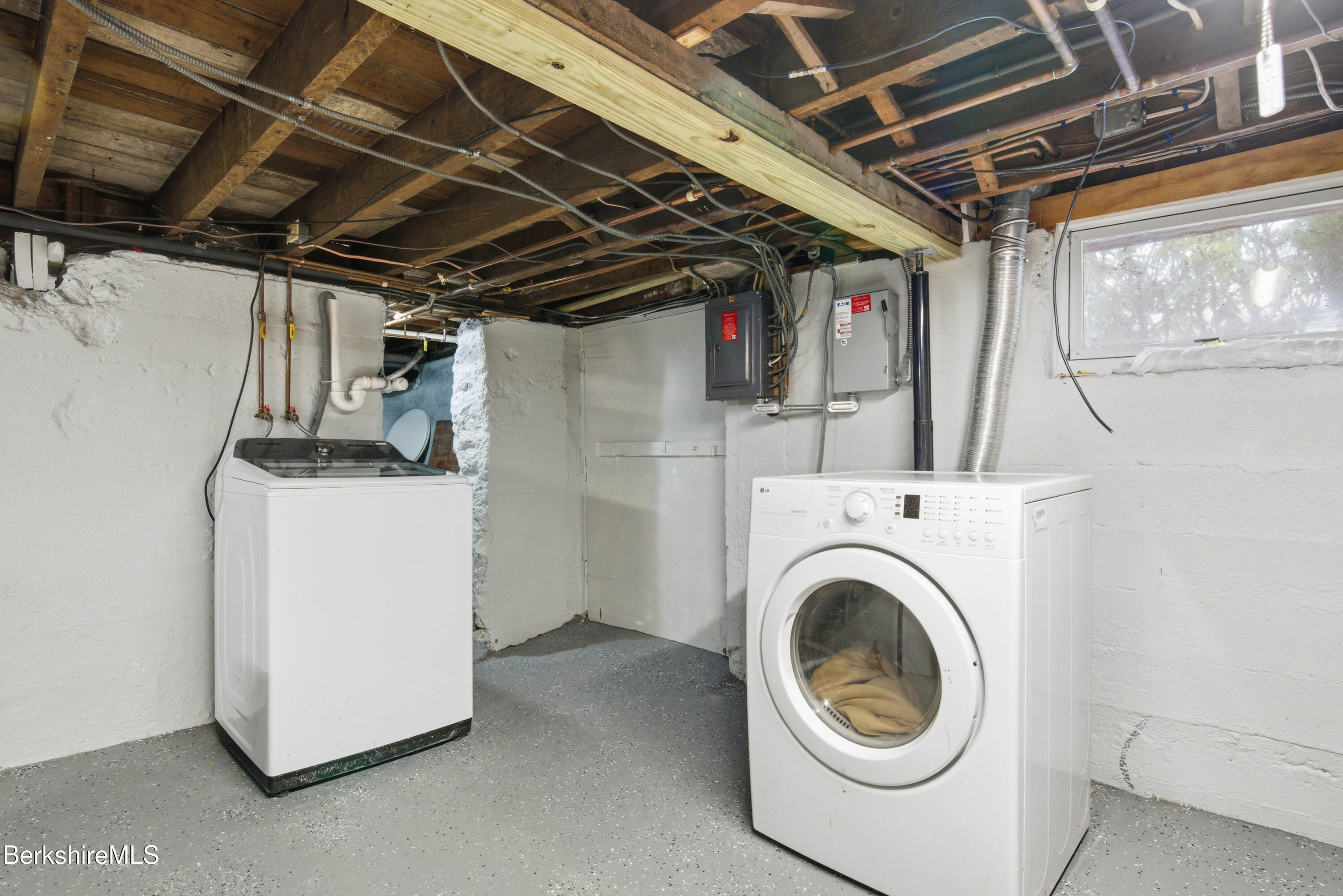 6 Vine Street Pittsfield, MA 01201 - Photo 31 of 37 a utility room with dryer and washer