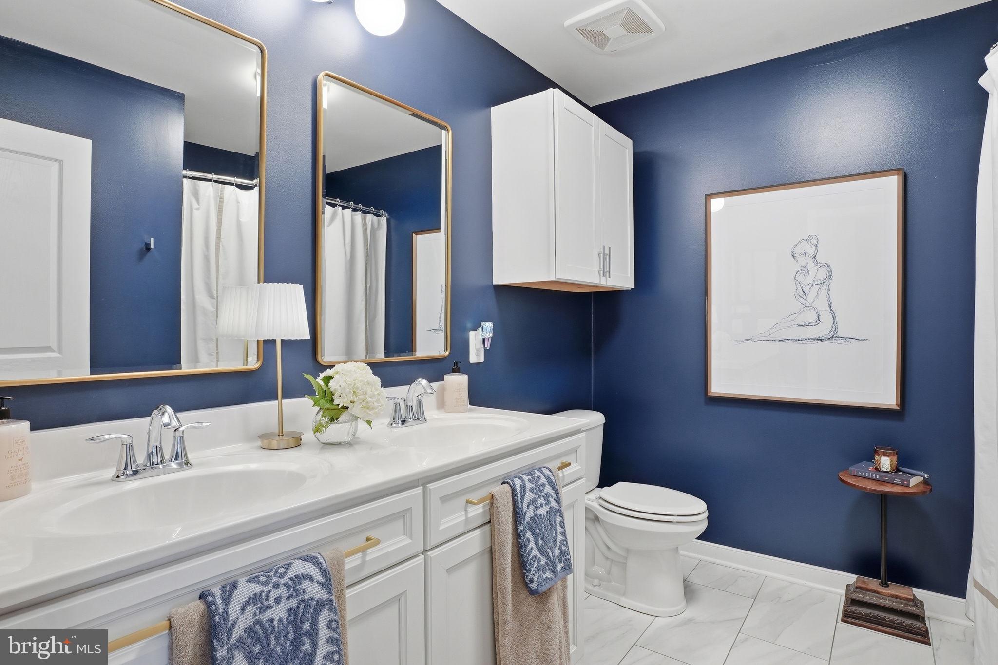 126 Admirals Ridge Drive Arnold, MD 21012 - Photo 24 of 58 a bathroom with a sink toilet and mirror