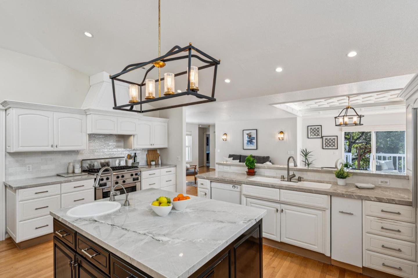2905 Bird Rock Road Pebble Beach, CA 93953 - Photo 1 of 33 a kitchen with stainless steel appliances granite countertop a sink stove and cabinets